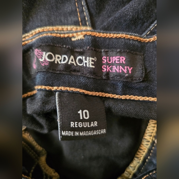 🧡 Girl's Lot Of Skinny Jeans 3 Pairs Abercrombie, Vigooss 10 - Picture 6 of 13